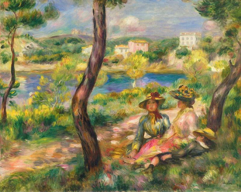 Pierre-Auguste Renoir Renoir beaulieu Norge oil painting art